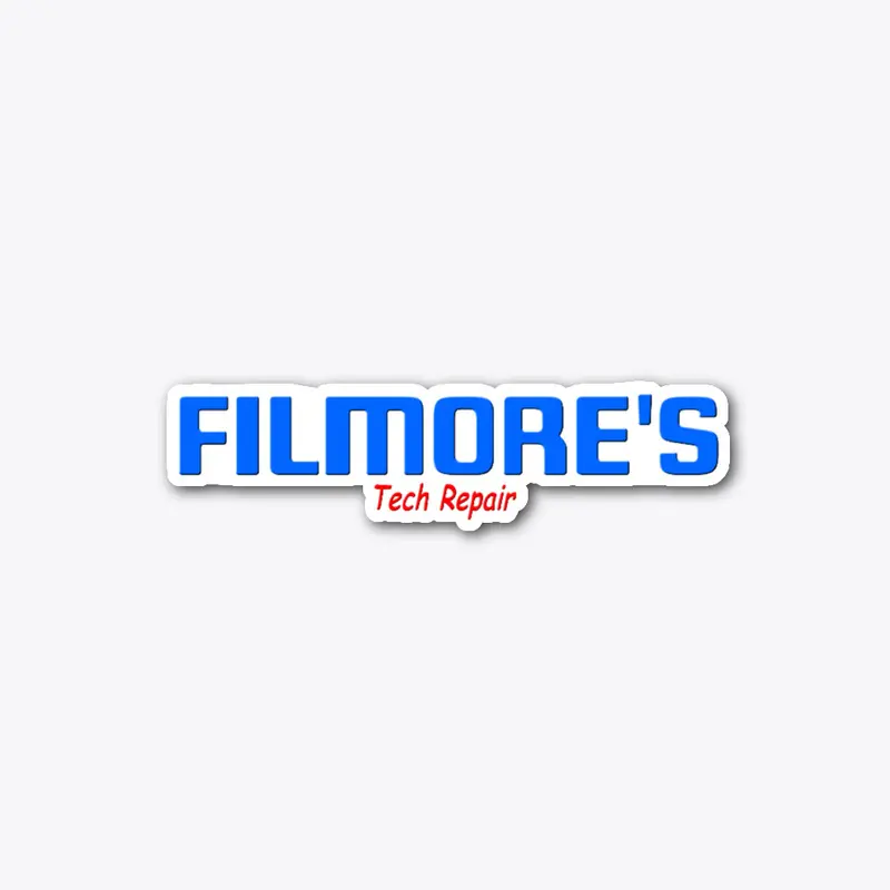 Filmore's Tech Repair Logo Sticker