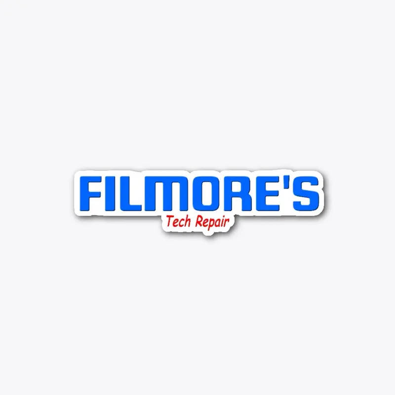 Filmore's Tech Repair Logo Sticker